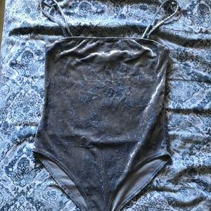 Velvet bodysuit